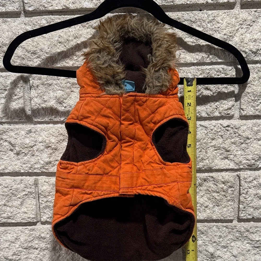 Orange Canvas Dog Jacket